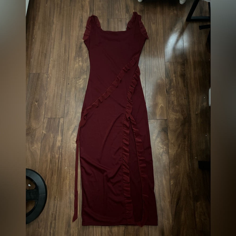 Vivielle boutique dress. Perfect for a fall or winter wedding or a formal event
